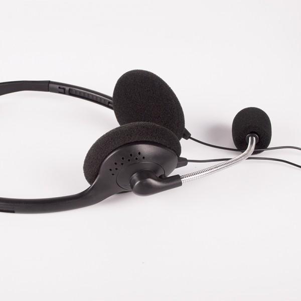 Lightweight Stereo Headset With Adjustable Microphone for Internet  E-Learners classroom study headphone 