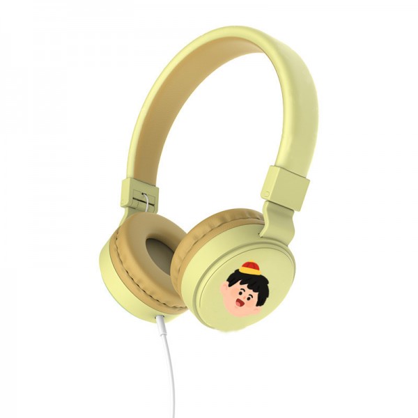 Stereo wired foldable OEM color branding over ear cute headphone for girls 85db limited children kids headphones 