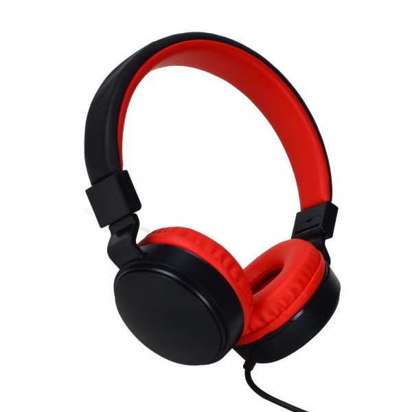 Custom OEM Logo Foldable Extra Bass Wired Headphone with Mic 3.5mm headphone 