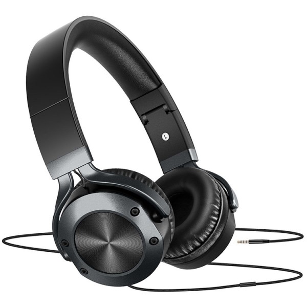 Folading breathable earpads Universal communication private mold 3.5mm noise cancelling headphones wired 