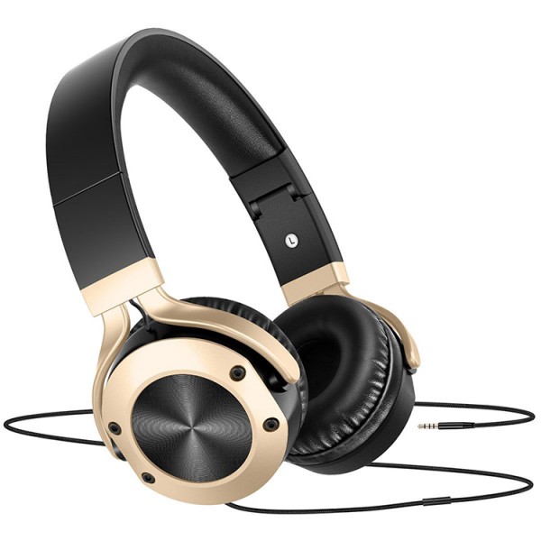 Folading breathable earpads Universal communication private mold 3.5mm noise cancelling headphones wired 