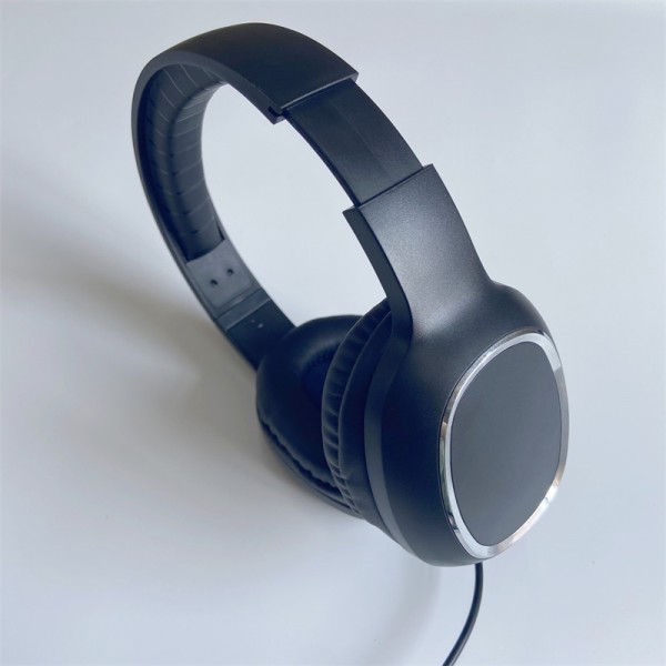 3.5mm stereo over-ear soft padding headband  Foldable Amazon studio  Noise Cancelling Pc Wired Headphones 