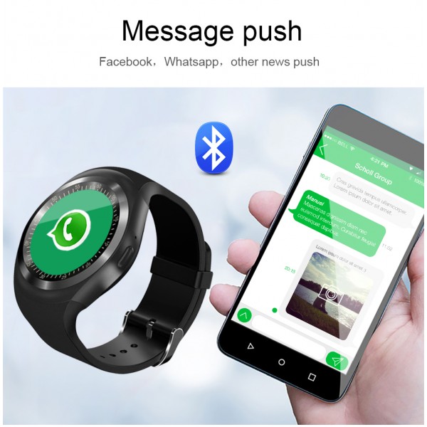 round shape ce rohs band watch smart Camera Smartwatch Wrist android 5g Sim smartwatch 