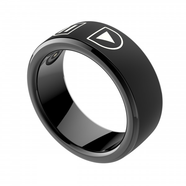 oem logo wearable smart rings health monitor heart rate blood oxygen electronics app control rings 