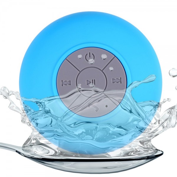 Portable Rechargeable Wireless Mini Waterproof Sucker Shower Bluetooth Speakers 