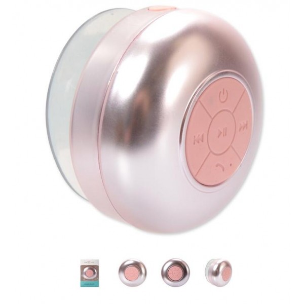 Portable Rechargeable Wireless Mini Waterproof Sucker Shower Bluetooth Speakers 