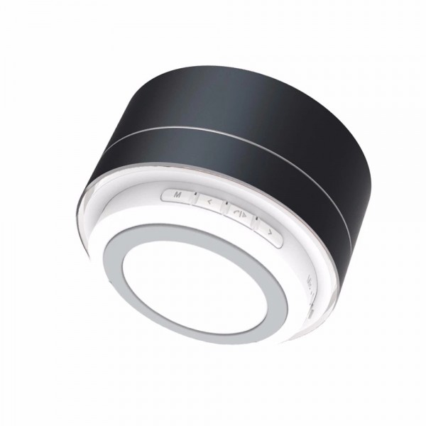 Outdoor Portable Mini Round Shape Colorful LED Light A10 Wireless Bluetooth Speakers 
