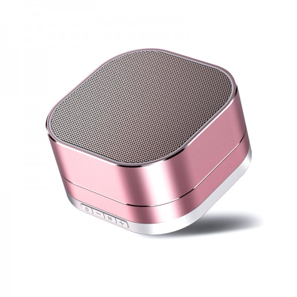 Christmas Gift Portable Colorful LED Aluminium Alloy Mini Wireless TWS Bluetooth Speaker 