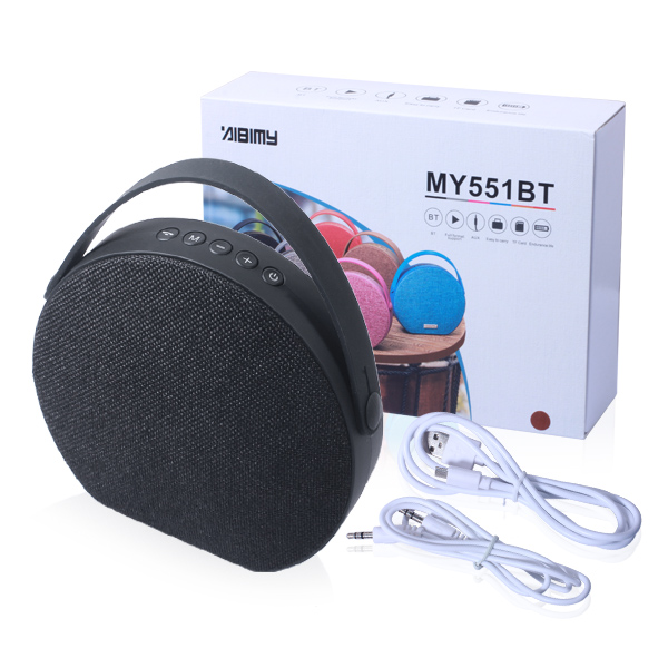 Hot sale Super Bass Portable Fabric Handle Speaker 