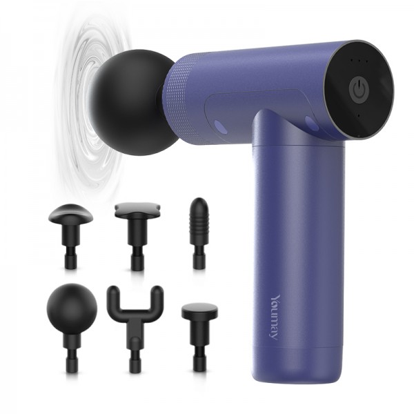 Percussion Deep Tissue Muscle Super Small Quiet Handheld Massager Aluminium Alloy Portable Mini Massage Gun 