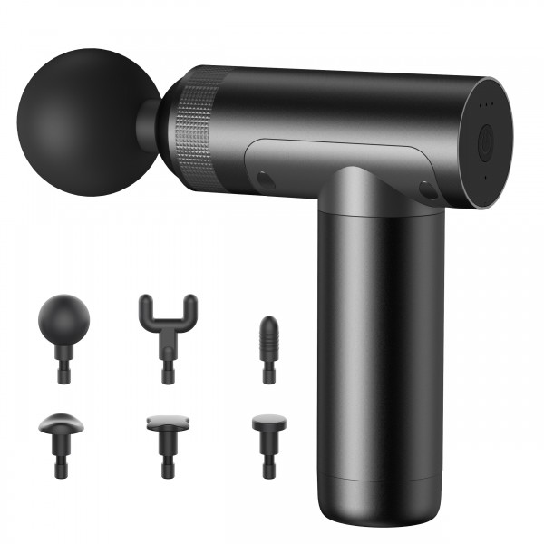 Percussion Deep Tissue Muscle Super Small Quiet Handheld Massager Aluminium Alloy Portable Mini Massage Gun 