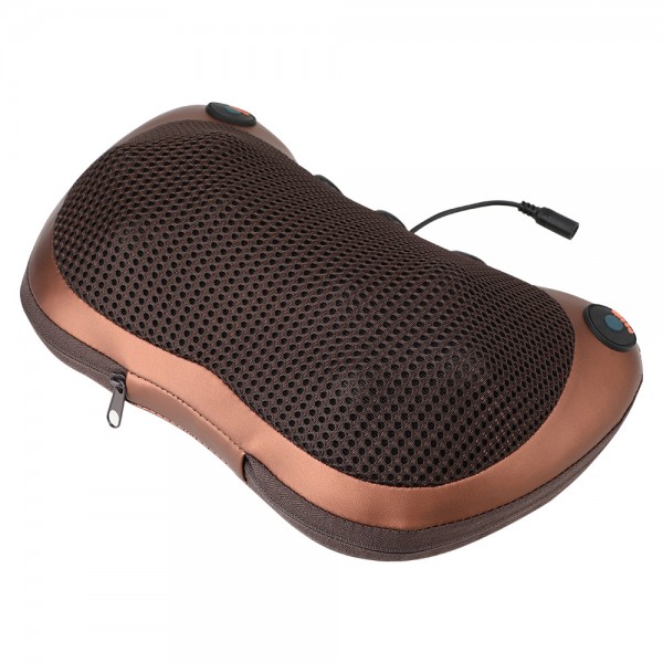 Heating Soft U Shape Travel Vibrating Neck Electric Massager Pillow U-Shaped Car Pillow 