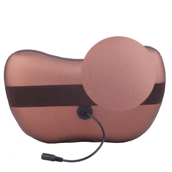 Portable Wireless Heated Head Massager Cordless Electric Home Relaxation Neck Massage Pillow 