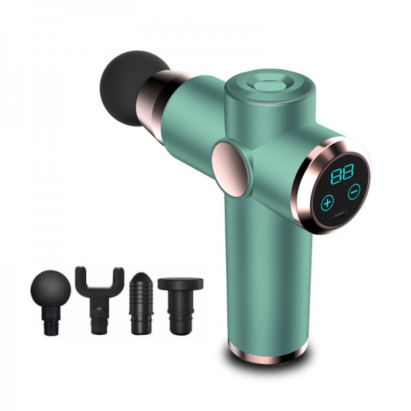 Youmay Portable Mini Gym Body Muscle Massager LCD Screen Fascial Muscle Massage Gun 