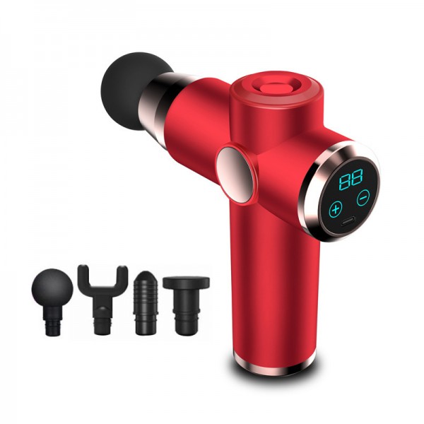 Youmay Portable Mini Gym Body Muscle Massager LCD Screen Fascial Muscle Massage Gun 