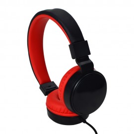 Ear Cushions Stereo Noise-canceling Headset Foldable Headphone With Mic custom wired headphones