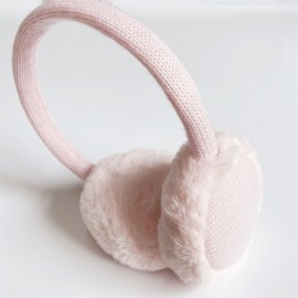 Over the head Stretchy Headband 85db limited wired with microphone winter headphone kids warm