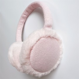 Over the head Stretchy Headband 85db limited wired with microphone winter headphone kids warm