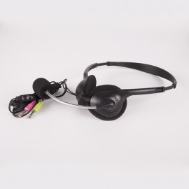 Lightweight Stereo Headset With Adjustable Microphone for Internet  E-Learners classroom study headphone