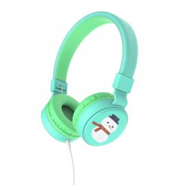 Stereo wired foldable OEM color branding over ear cute headphone for girls 85db limited children kids headphones