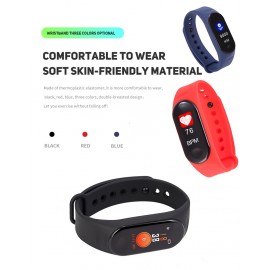 honor band 6 cheapest custom bracelet smartwatches M3 fitness elastic resistance band rubber band